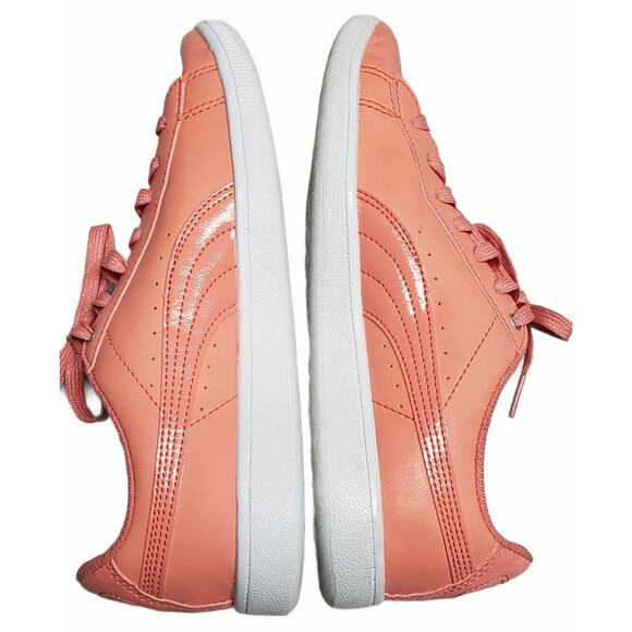 Puma Vikky Soft Foam Pink Leather Shoes - Size 7.5 - Picture 5 of 9